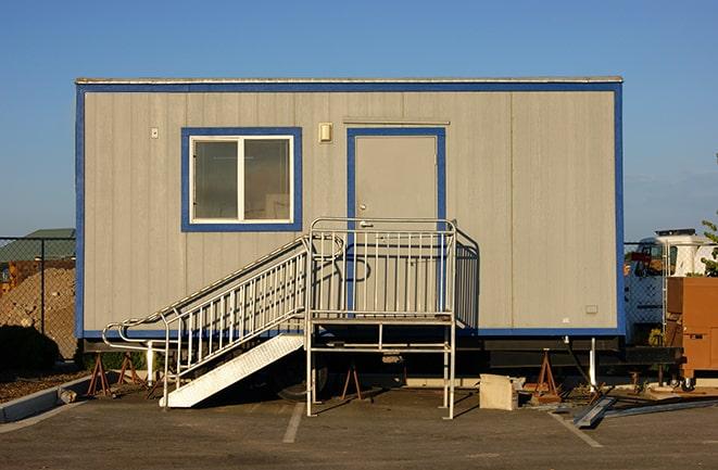 job site work trailers for temporary office space